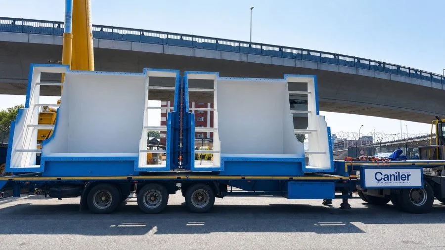 Trasporto macchinari speciali per Kroman Çelik: progetto completato
