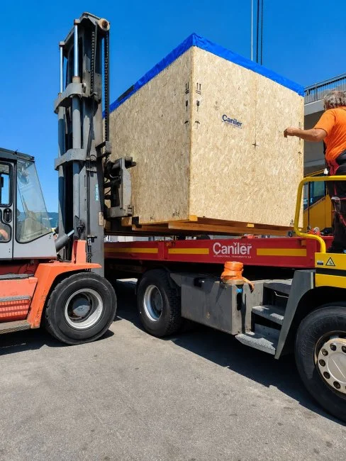 Kroman Çelik için özel makine taşımacılığı: proje tamamlandı